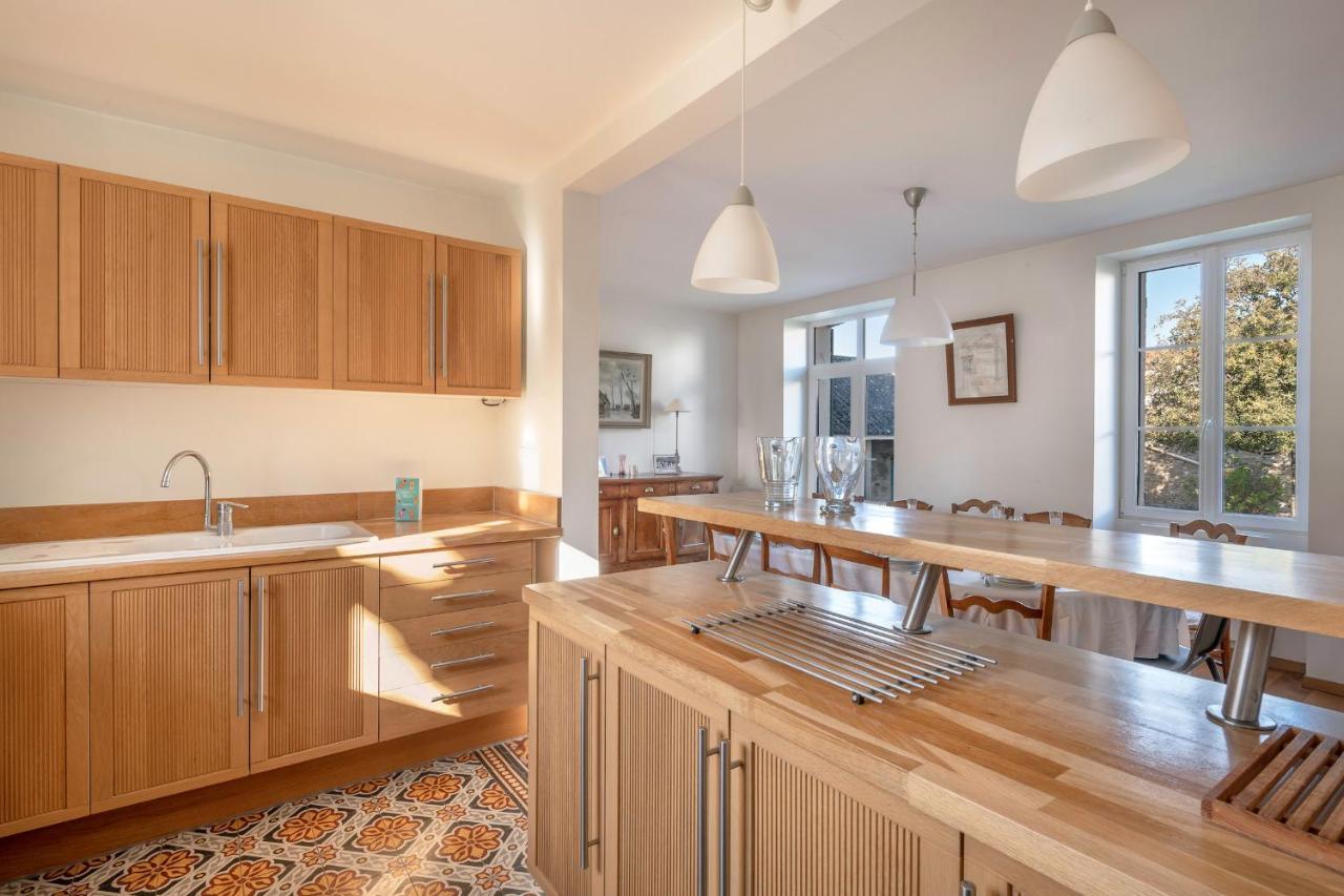 Demeure Familiale De Prefailles Pour 12 Personnes Villa Exterior foto